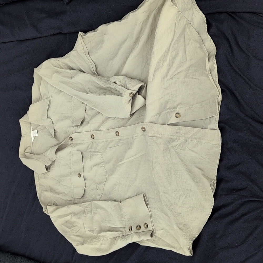 Women's H&M Long Button-Up Shirt